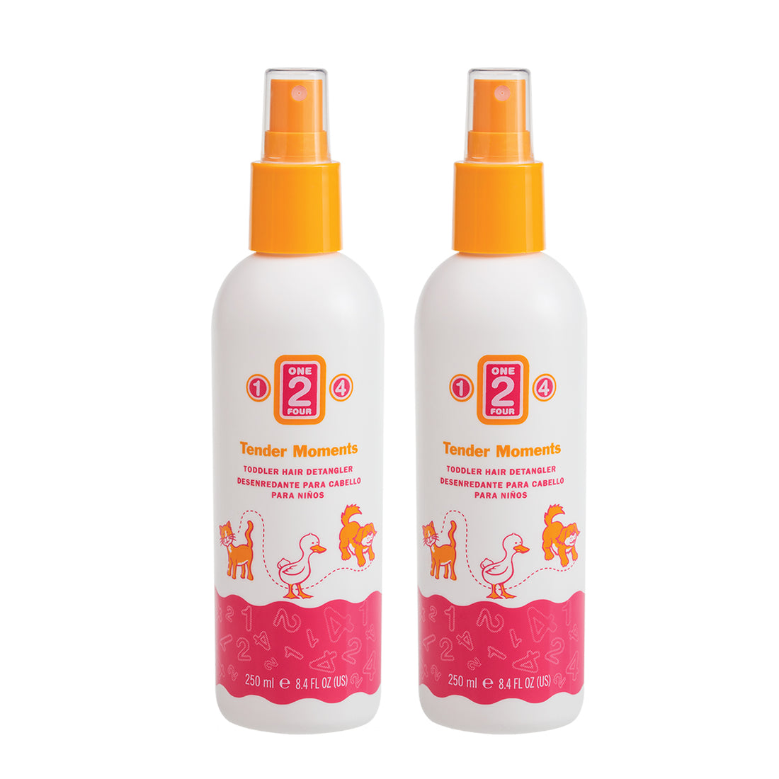 Tender Moments 1-2-4 Toddler Hair Detangler Duo