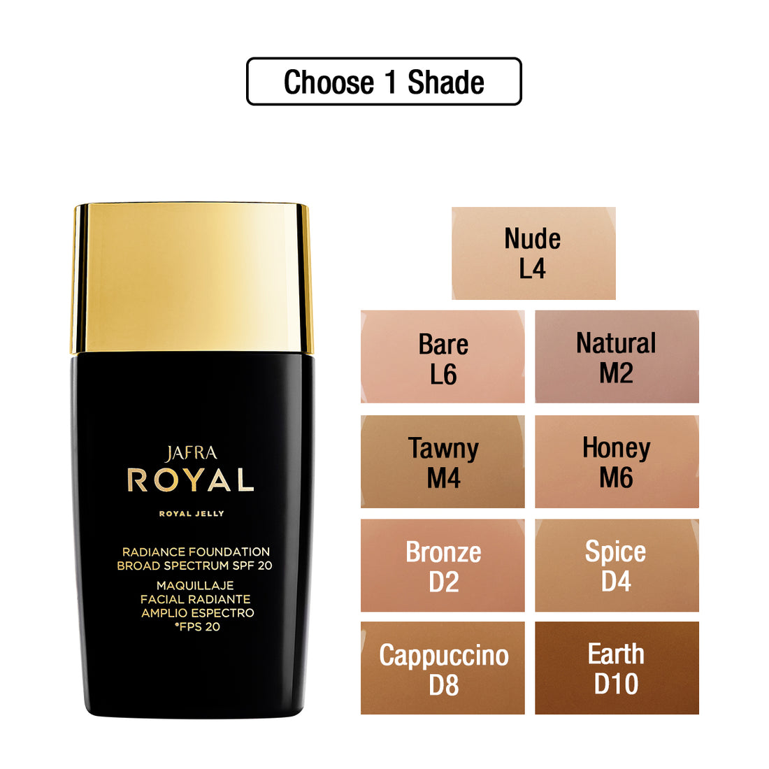 JAFRA ROYAL Radiance Foundation SPF 20
