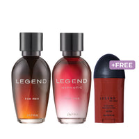 Save on 2 JAFRA Legend Fragrances