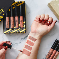 Caja de Regalo con 4 Labiales Luxe Nudes
