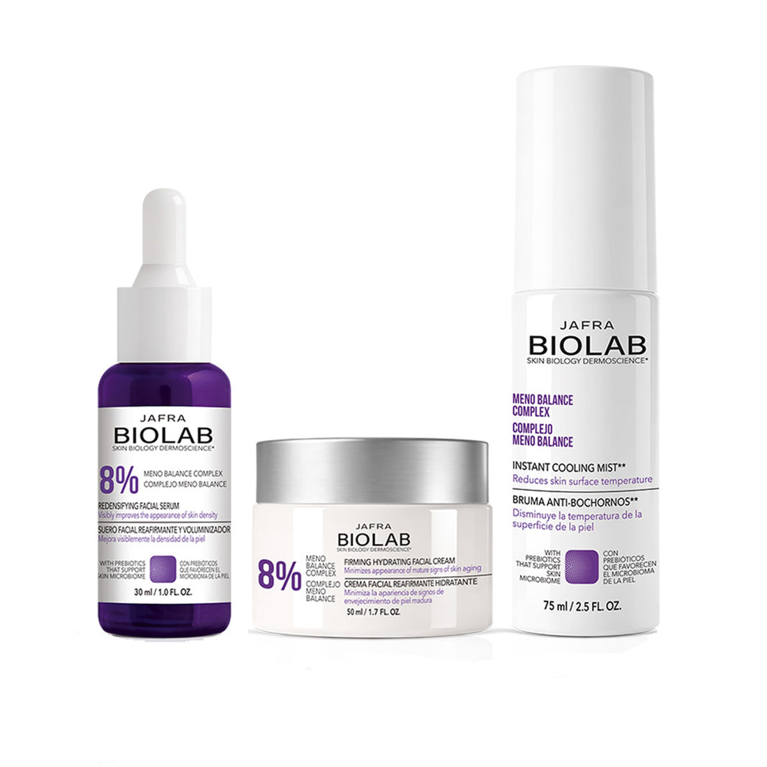 NEW! JAFRA BioLab Meno Balance Skin Care Set