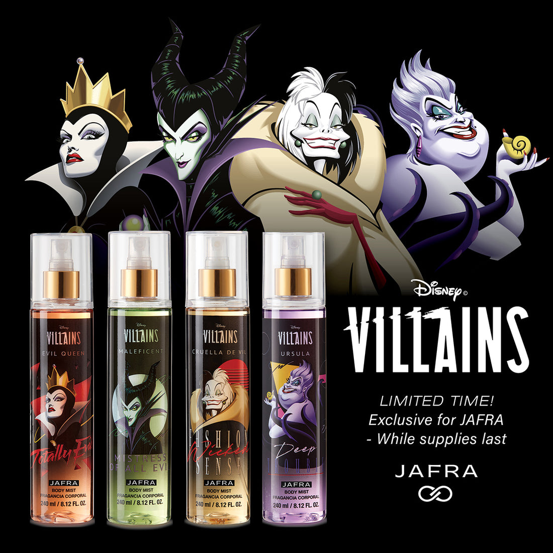 NEW! Disney Villains Collector's Set