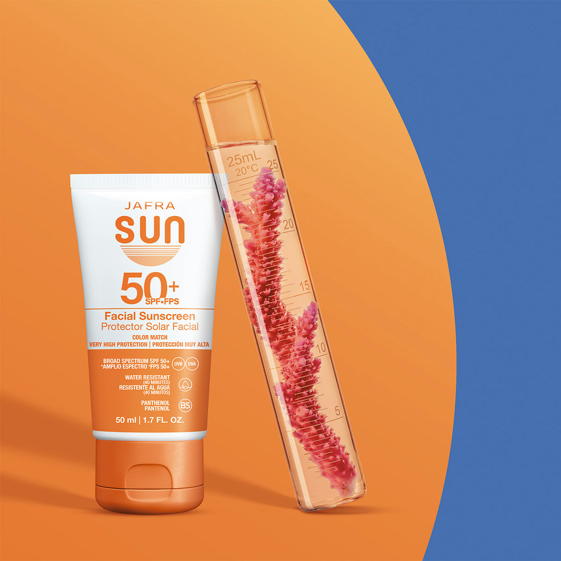 JAFRA Sun Facial Sunscreen Color Match Broad Spectrum SPF 50+