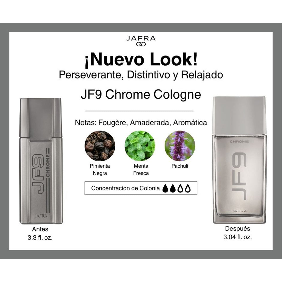 JF9 Chrome Cologne
