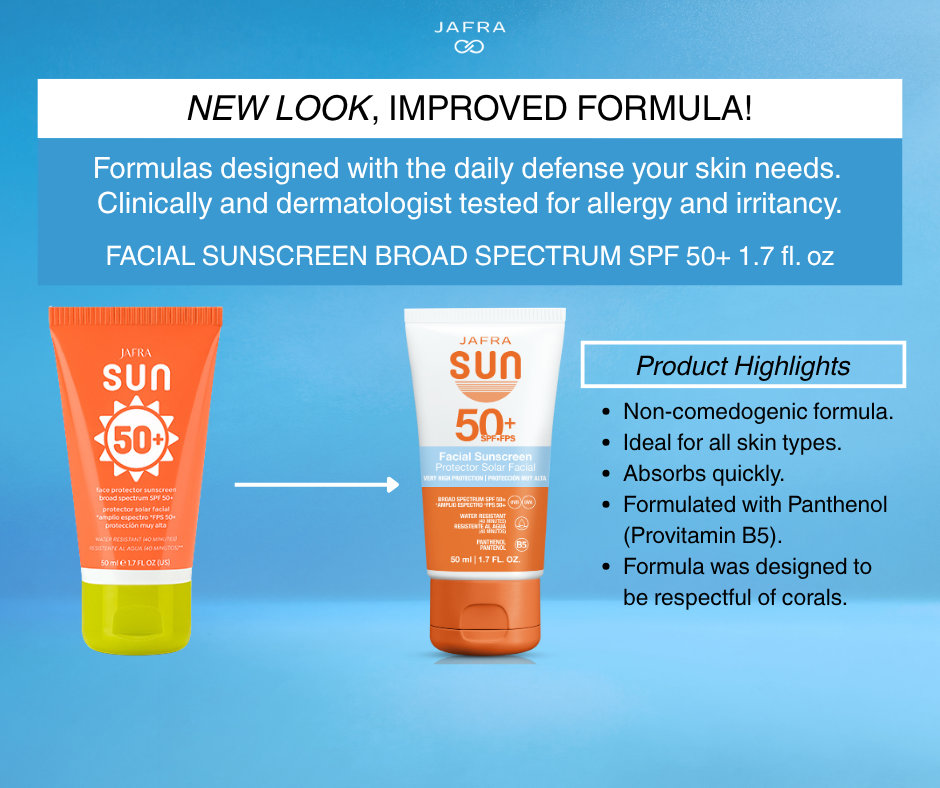 JAFRA Sun Facial Sunscreen Broad Spectrum SPF 50+