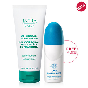 JAFRA Daily Charcoal Body Wash + FREE Deodorant