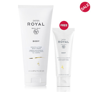 New! JAFRA ROYAL Body Smooth & Tone Body Crème + GIFT