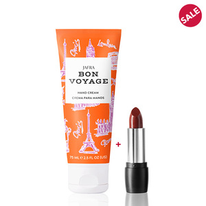 Bon Voyage Hand Cream + Glossy Lipstick