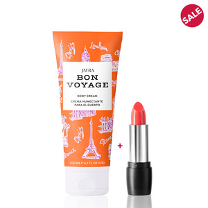 Bon Voyage Body Cream + Glossy Lipstick